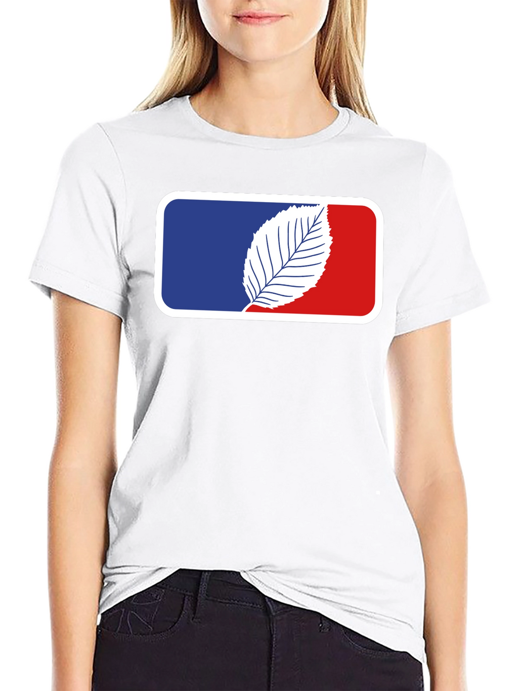 Leaf Logo Black T-Shirt