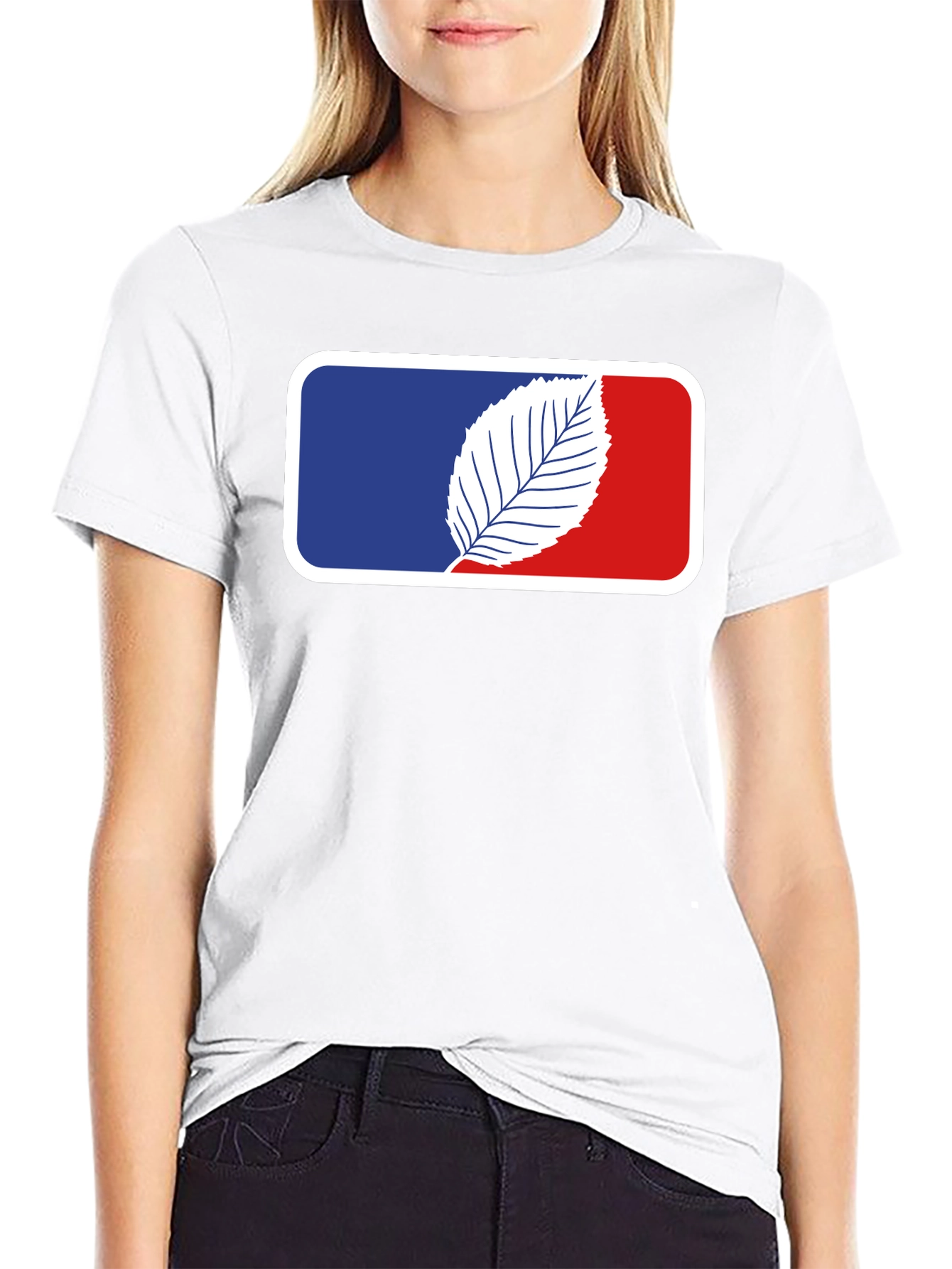 Leaf Logo Black T-Shirt