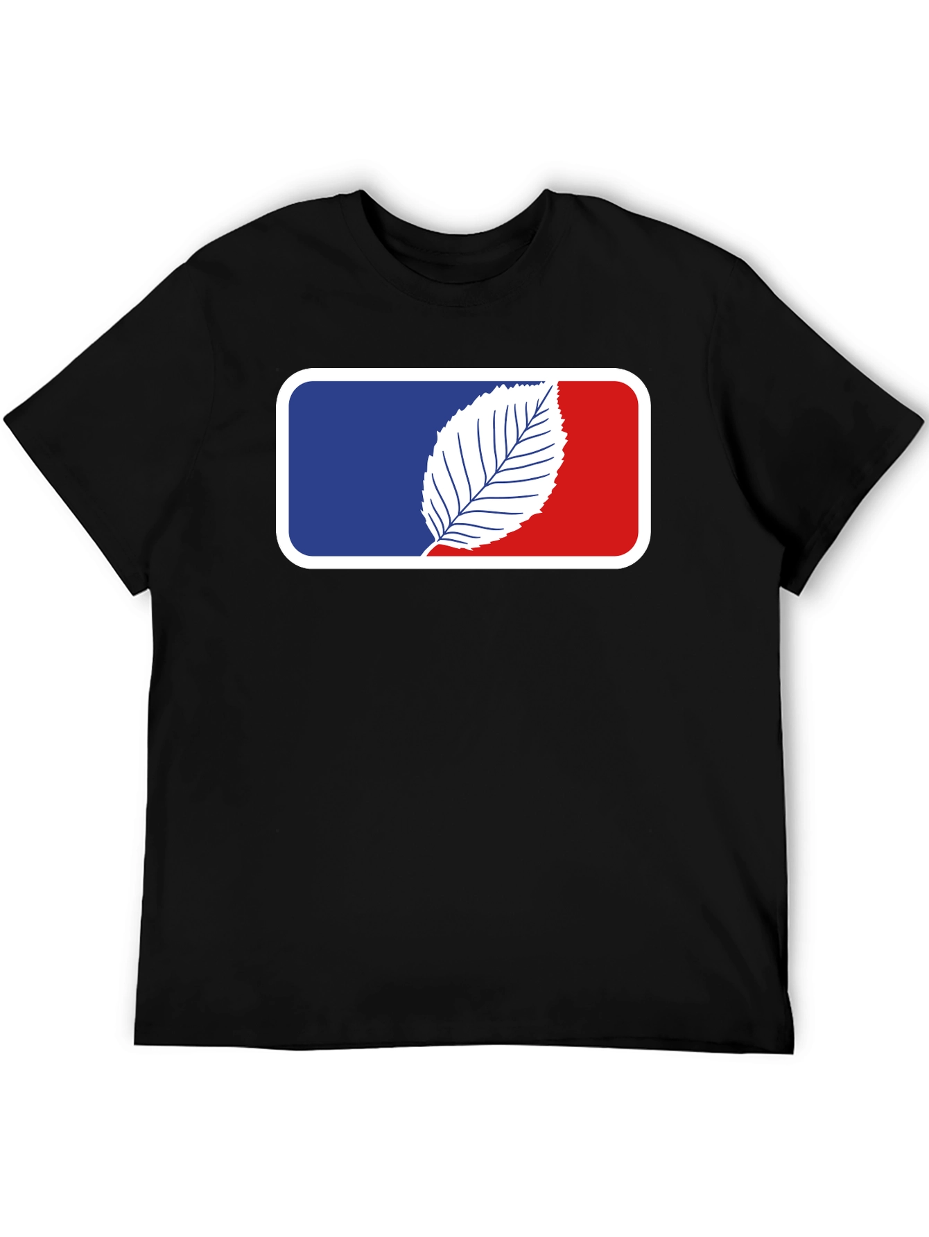 Leaf Logo Black T-Shirt