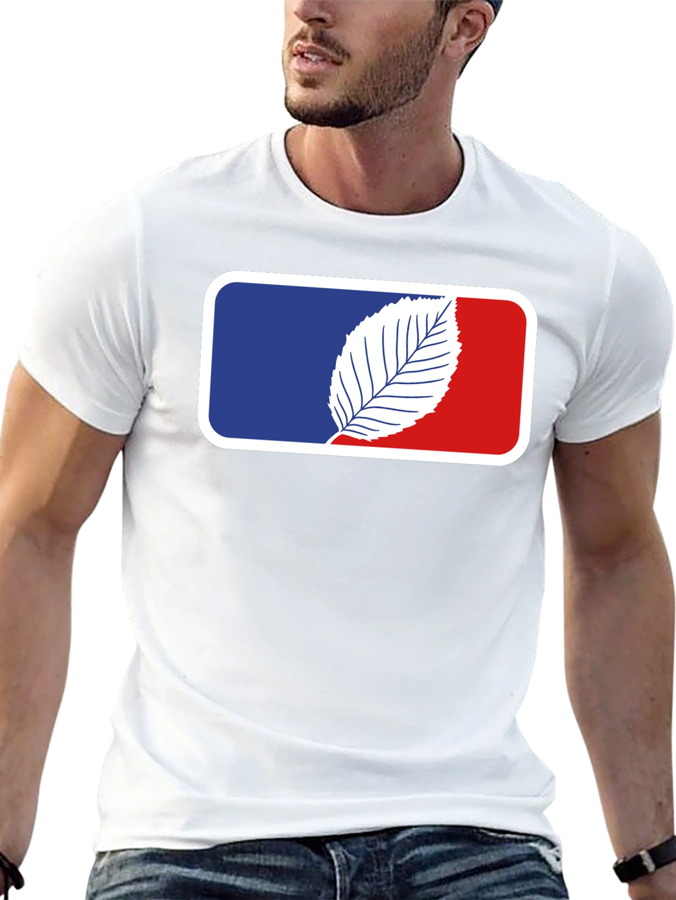 Leaf Logo Black T-Shirt