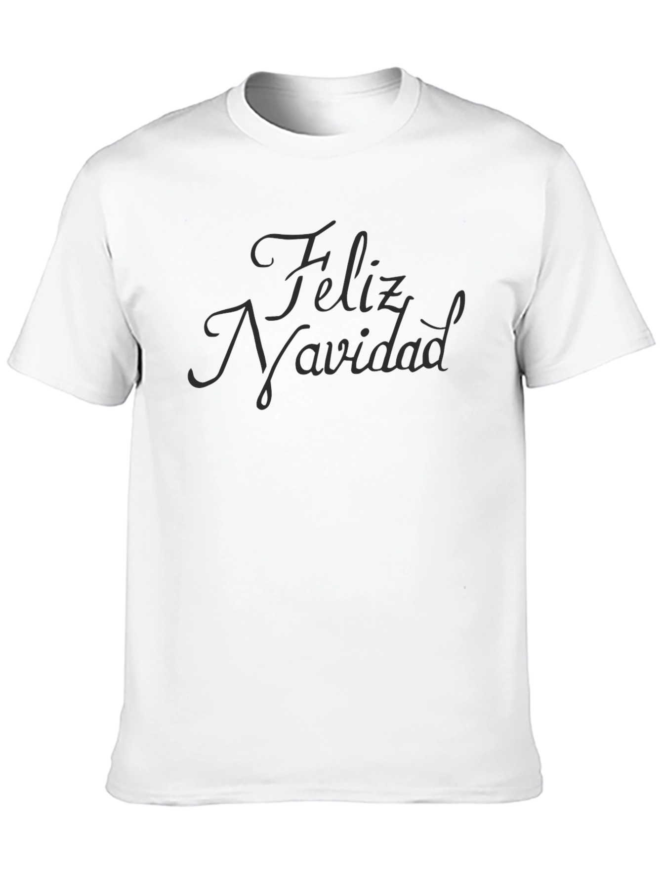 Feliz Navidad Holiday Tee - Mens Black Graphic T-Shirt