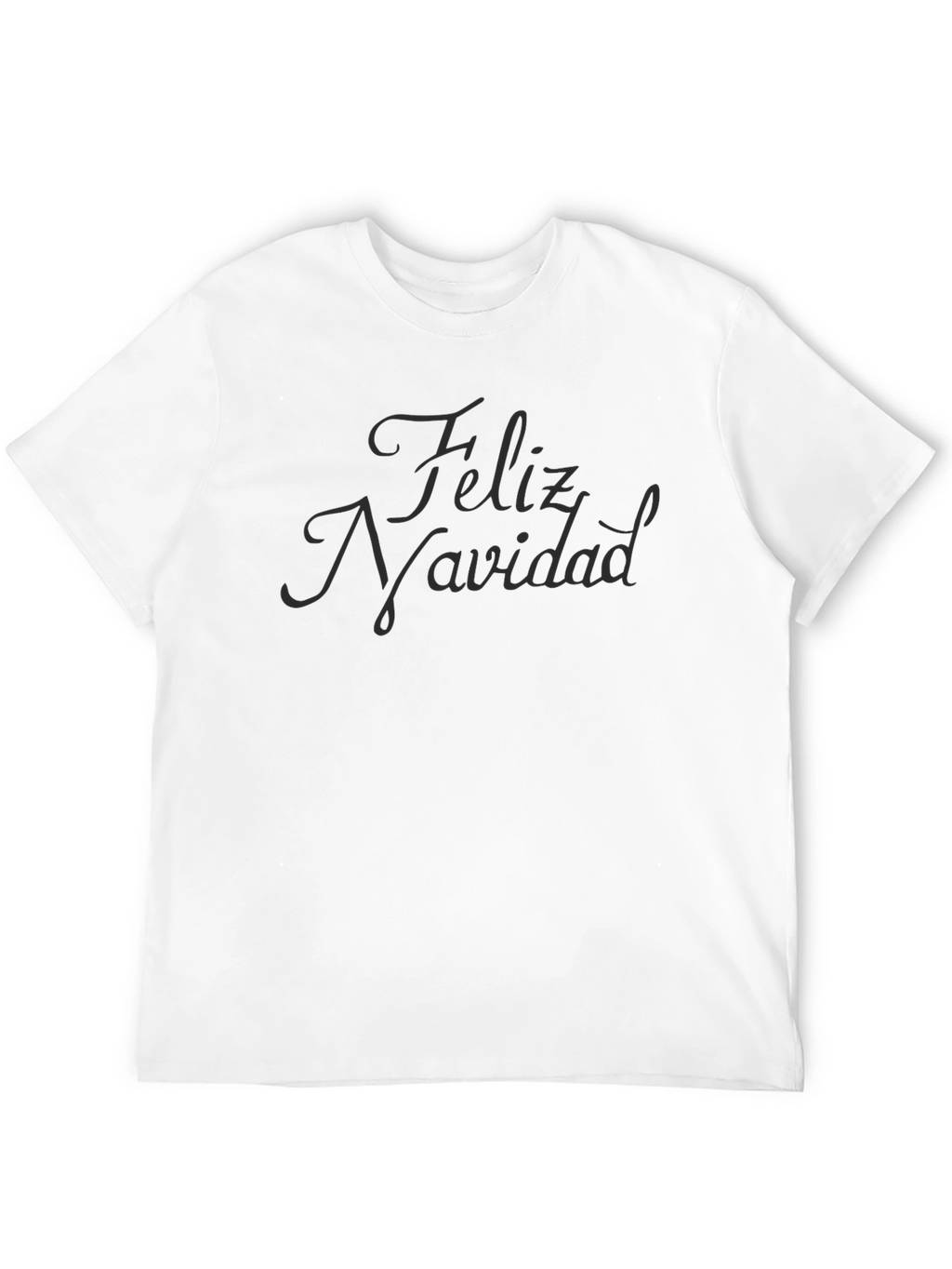 Feliz Navidad Holiday Tee - Mens Black Graphic T-Shirt