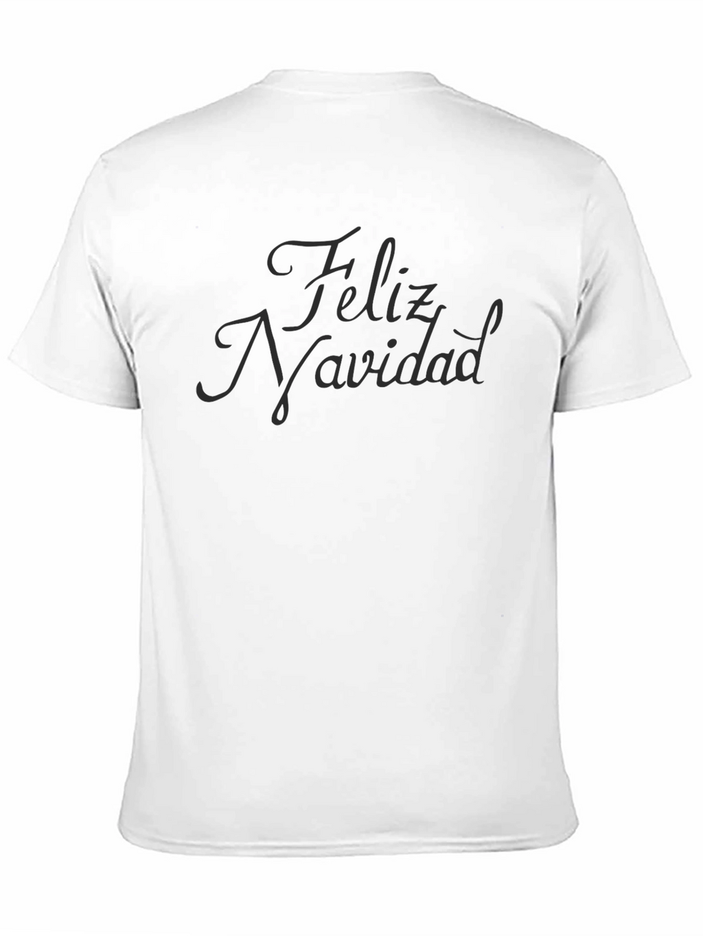 Feliz Navidad Holiday Tee - Mens Black Graphic T-Shirt