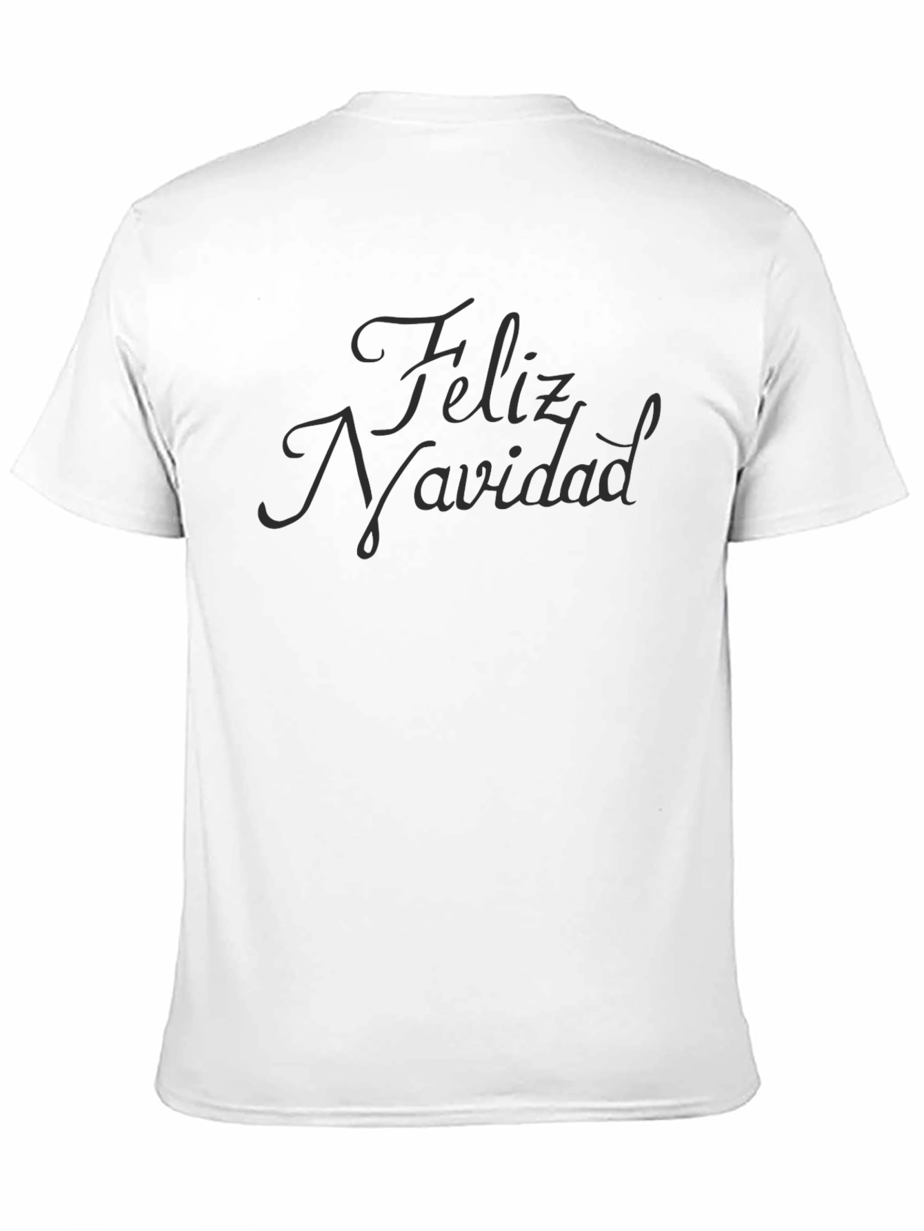 Feliz Navidad Holiday Tee - Mens Black Graphic T-Shirt