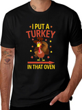 Funny Thanksgiving Turkey Oven T-Shirt