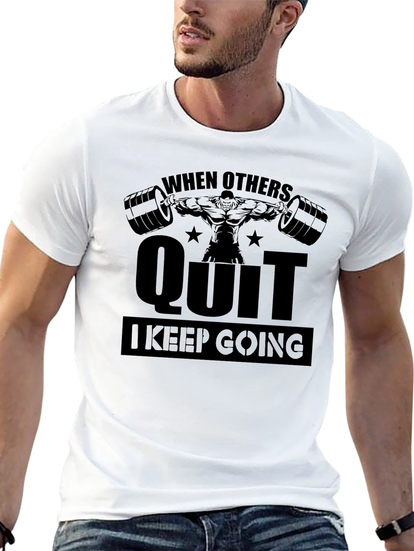 Motivational Gym T-Shirt - When Others Quit