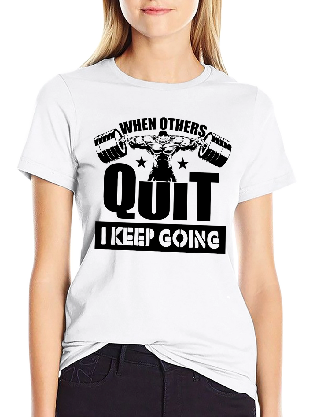 Motivational Gym T-Shirt - When Others Quit