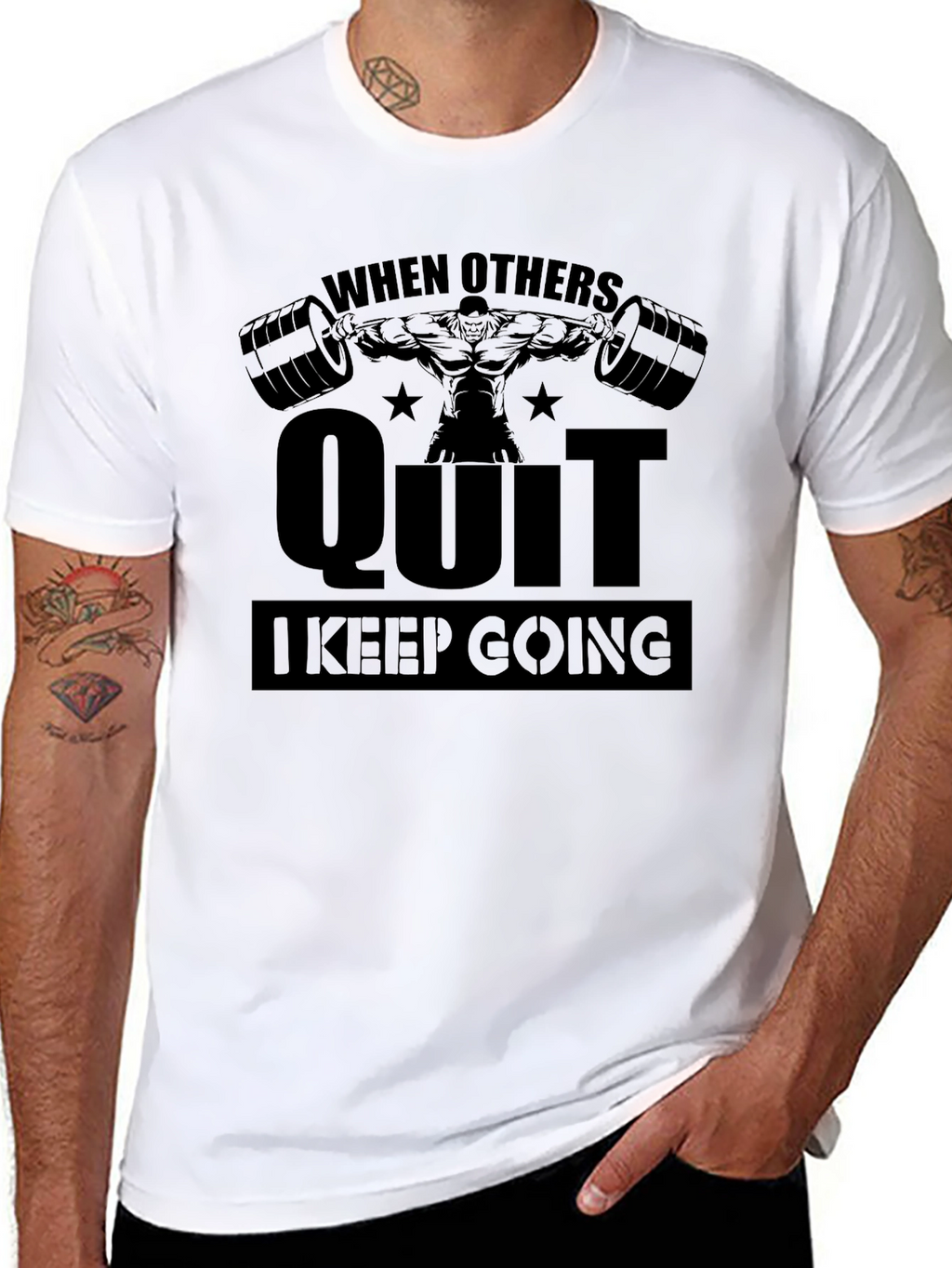 Motivational Gym T-Shirt - When Others Quit
