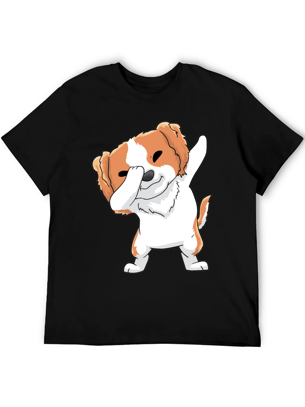Dog Dab Black T-Shirt