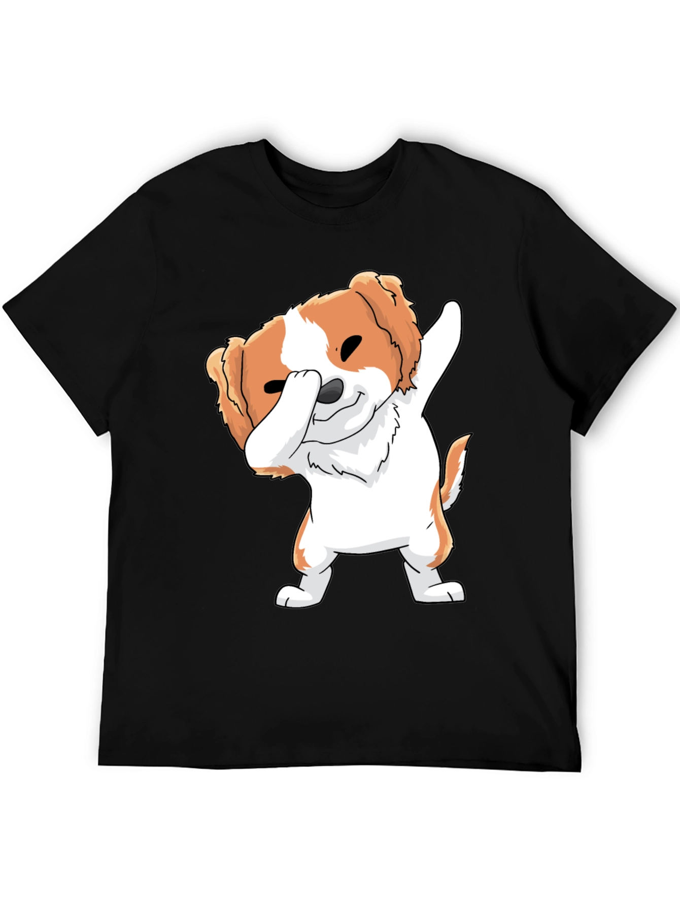 Dog Dab Black T-Shirt