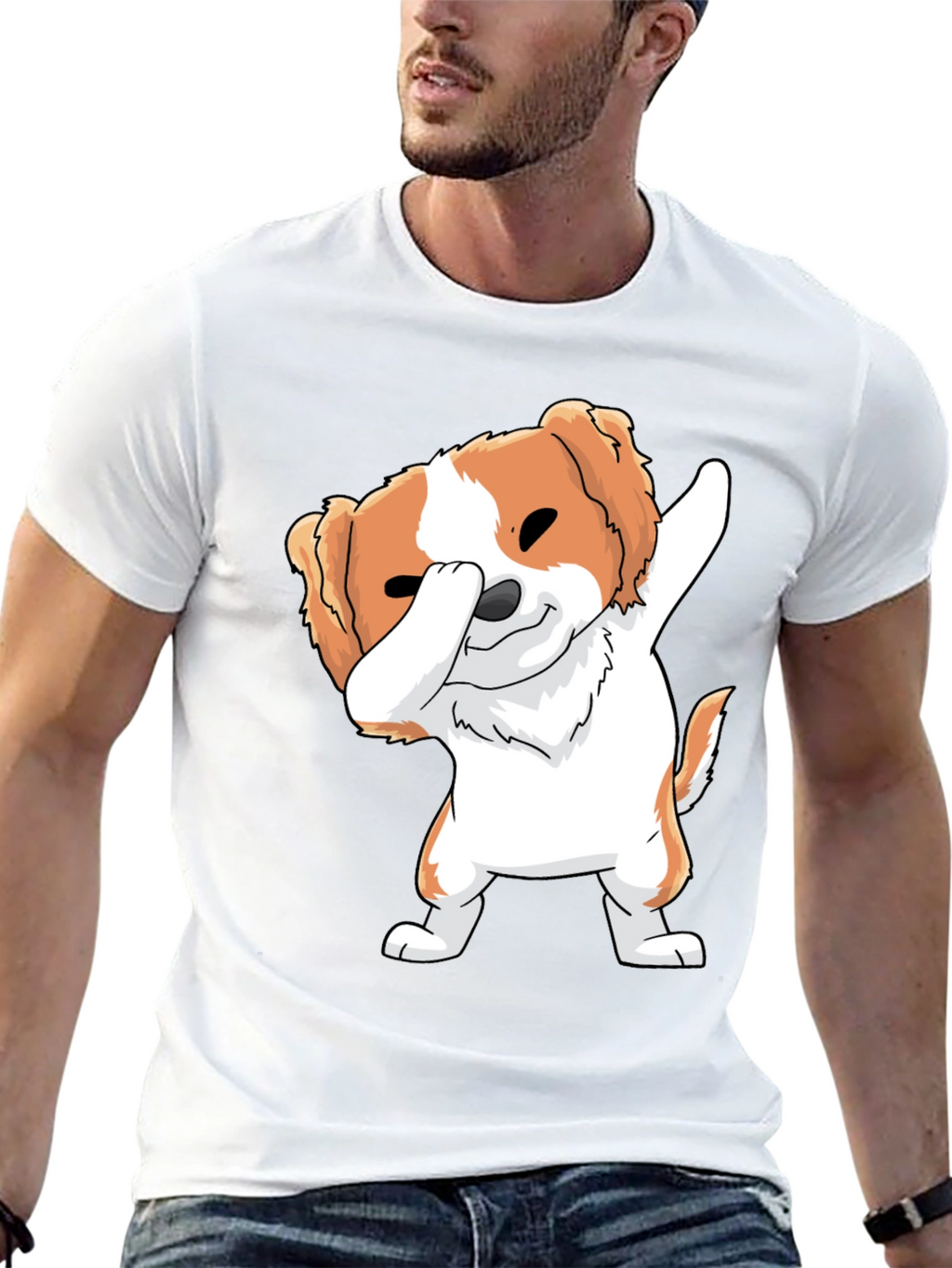 Dog Dab Black T-Shirt