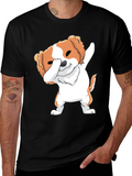 Dog Dab Black T-Shirt