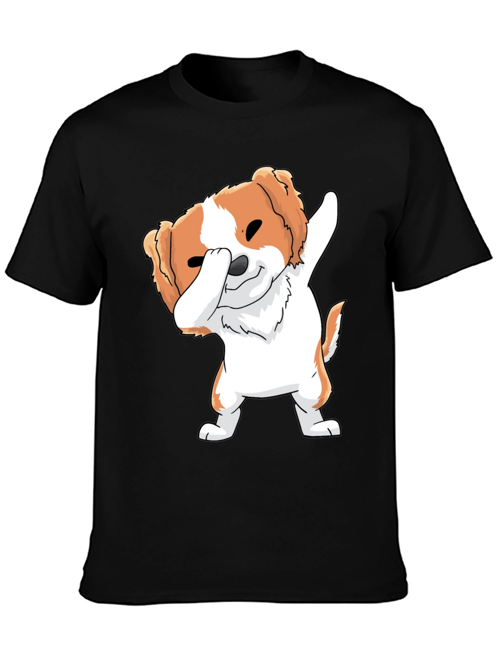 Dog Dab Black T-Shirt