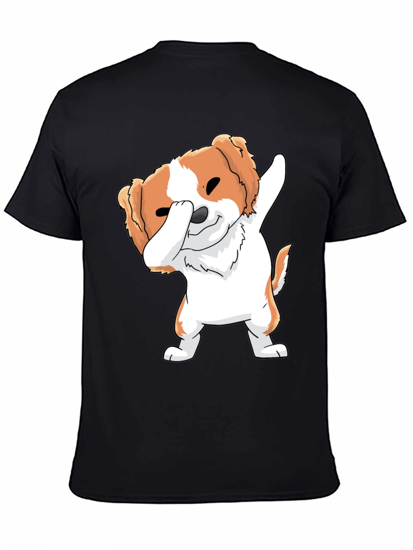 Dog Dab Black T-Shirt