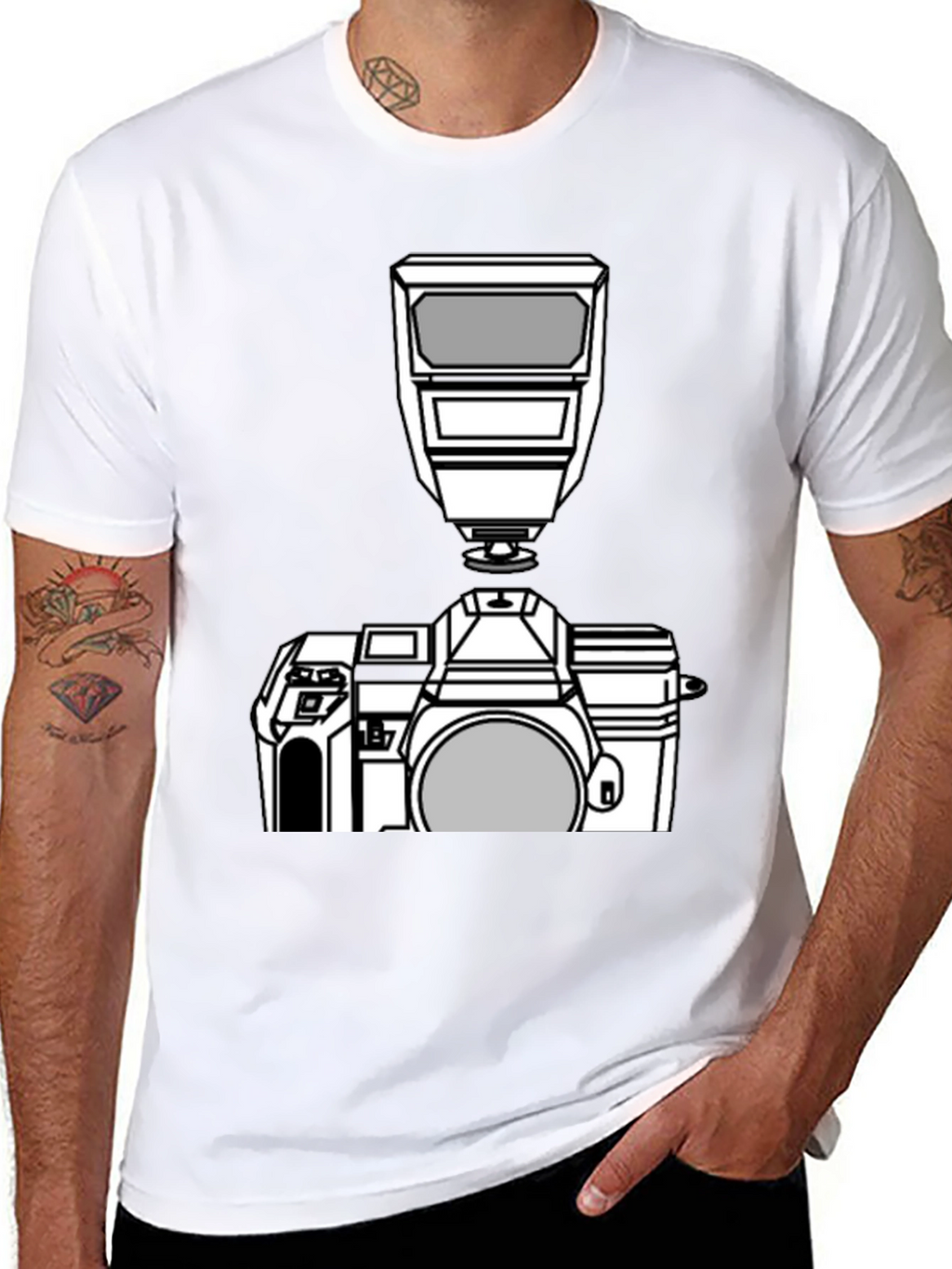 Camera Graphic T-Shirt - Photographer Tee