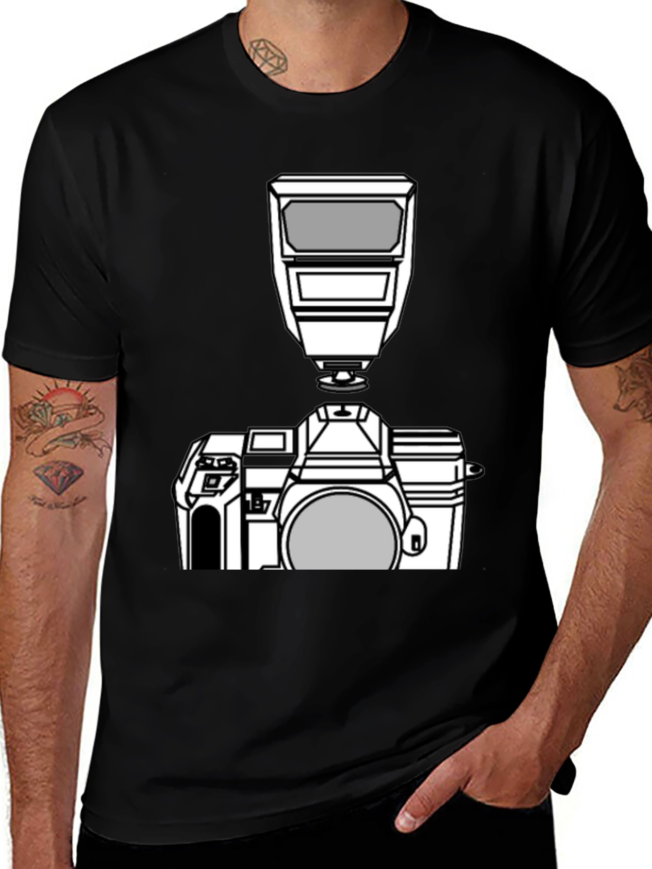 Camera Graphic T-Shirt - Photographer Tee