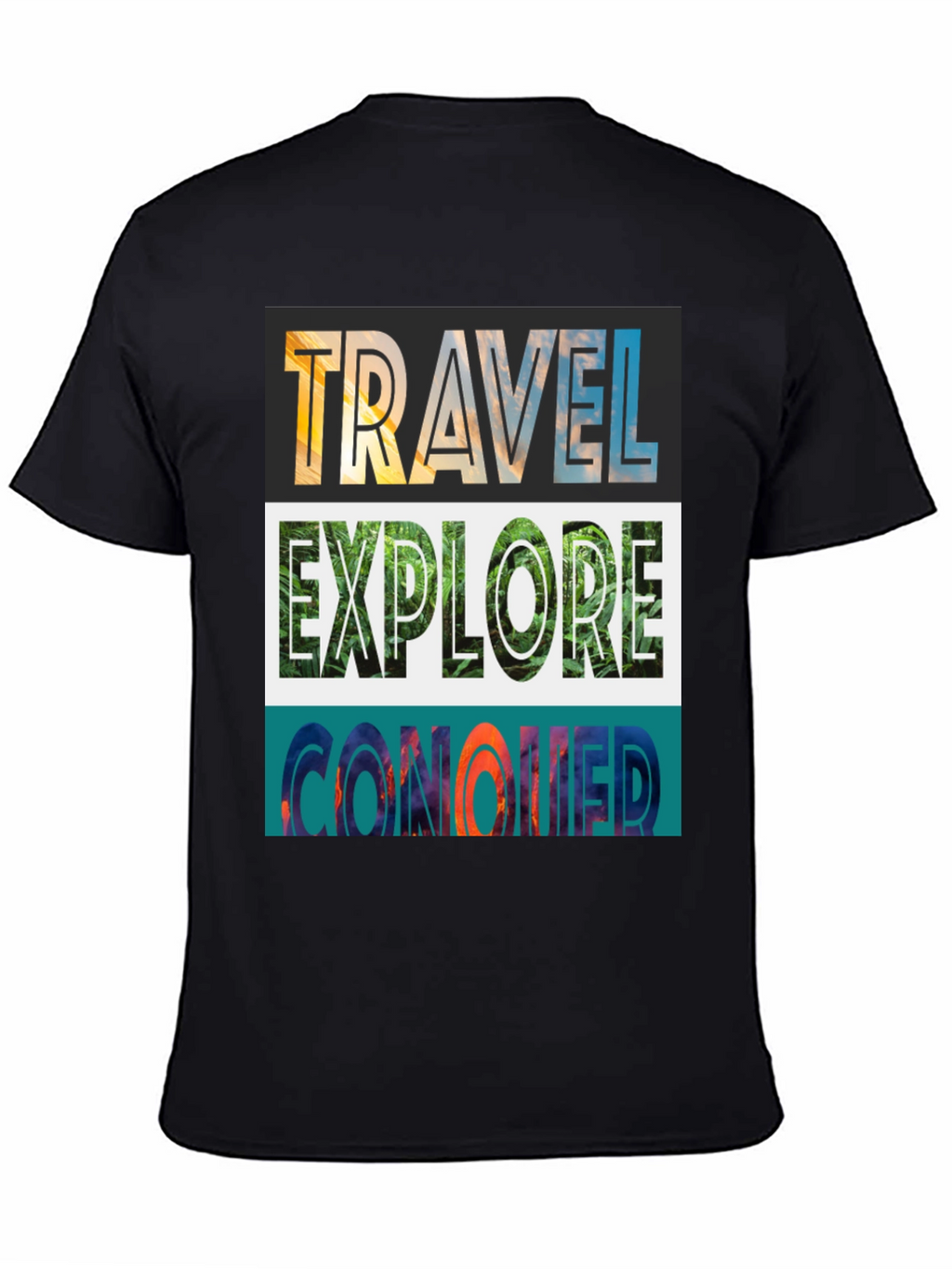 Travel Explore Conquer Graphic Tee