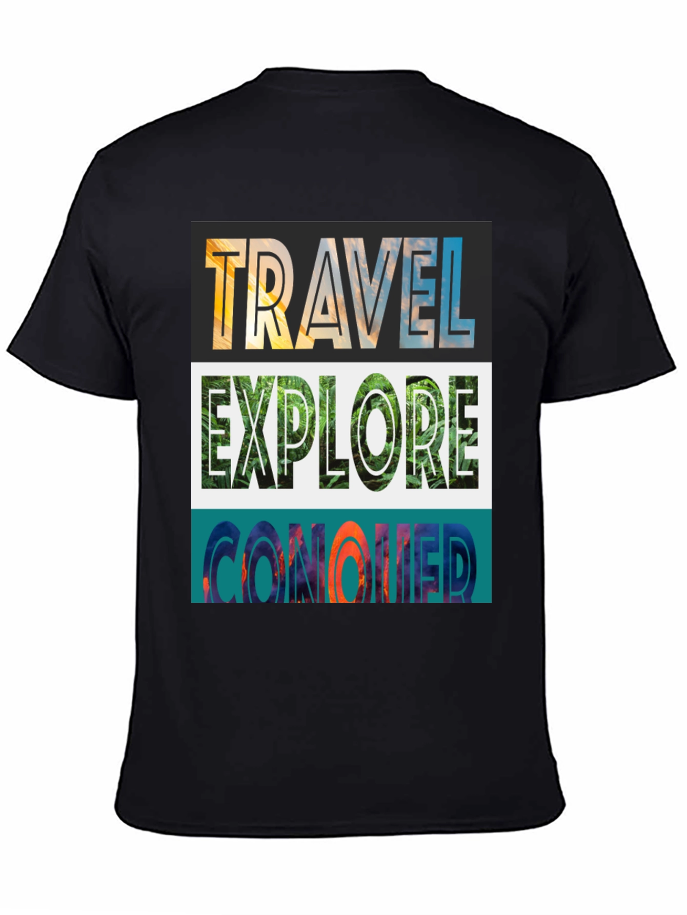 Travel Explore Conquer Graphic Tee