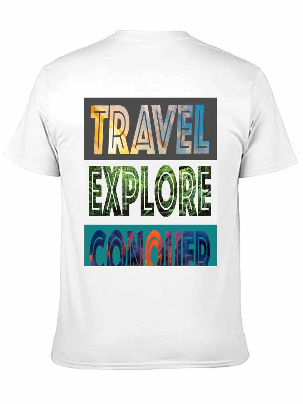 Travel Explore Conquer Graphic Tee
