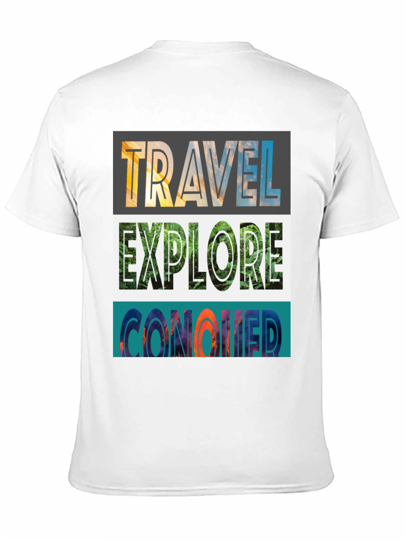 Travel Explore Conquer Graphic Tee