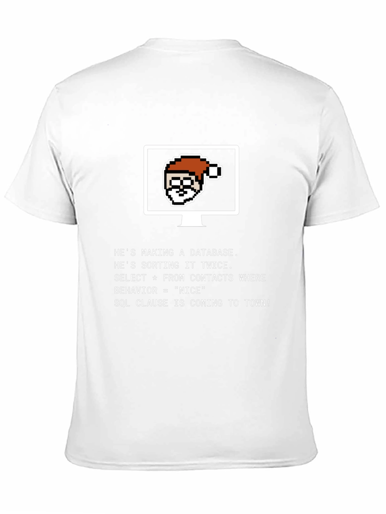 Programmer Santa SQL Christmas T-Shirt