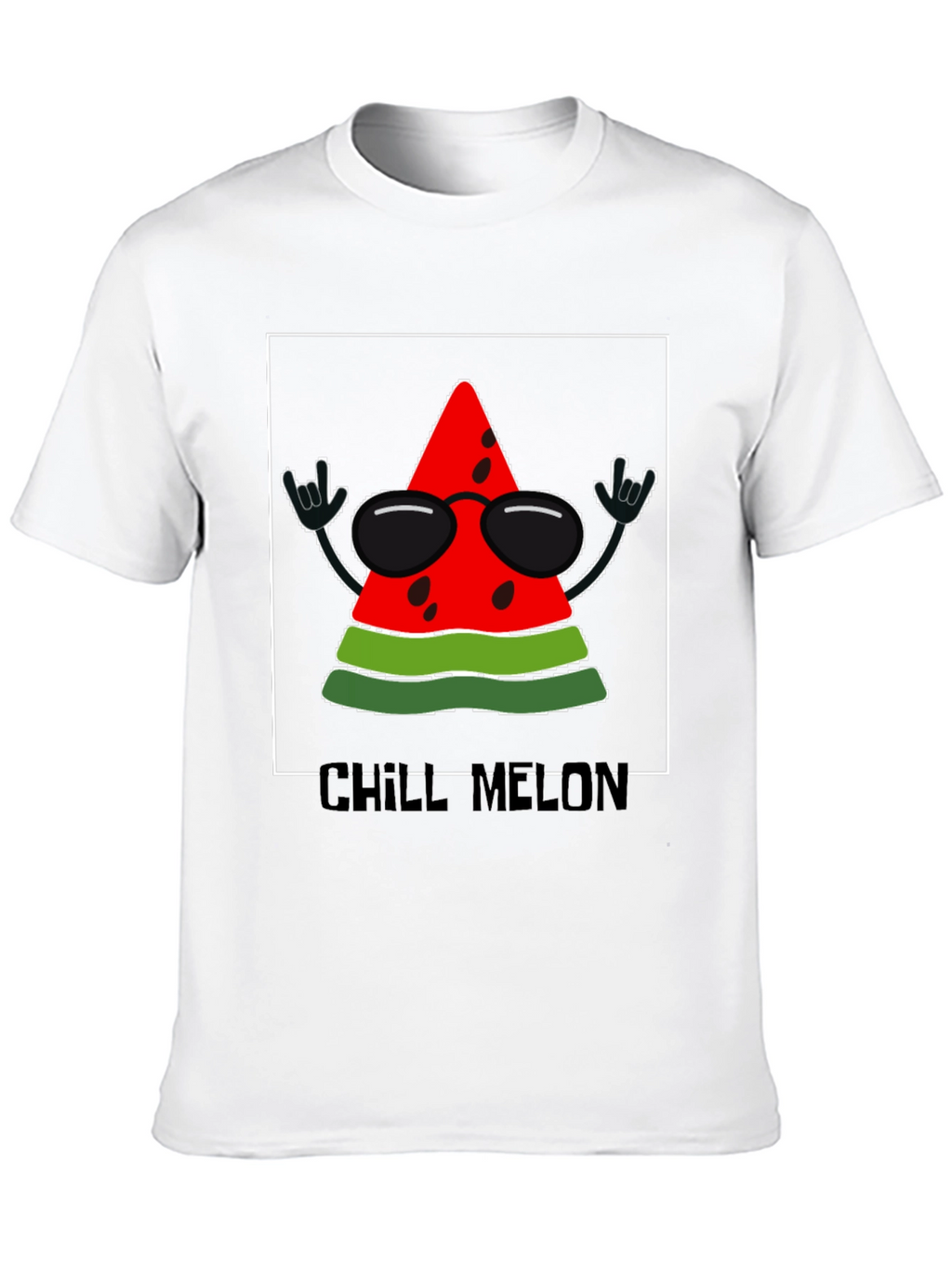 Chill Melon T-Shirt - Rock On Watermelon!