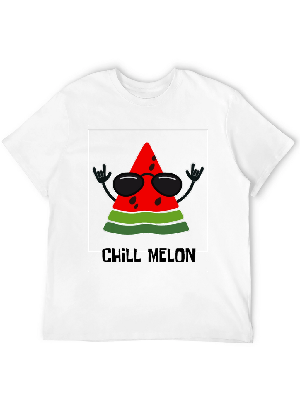 Chill Melon T-Shirt - Rock On Watermelon!