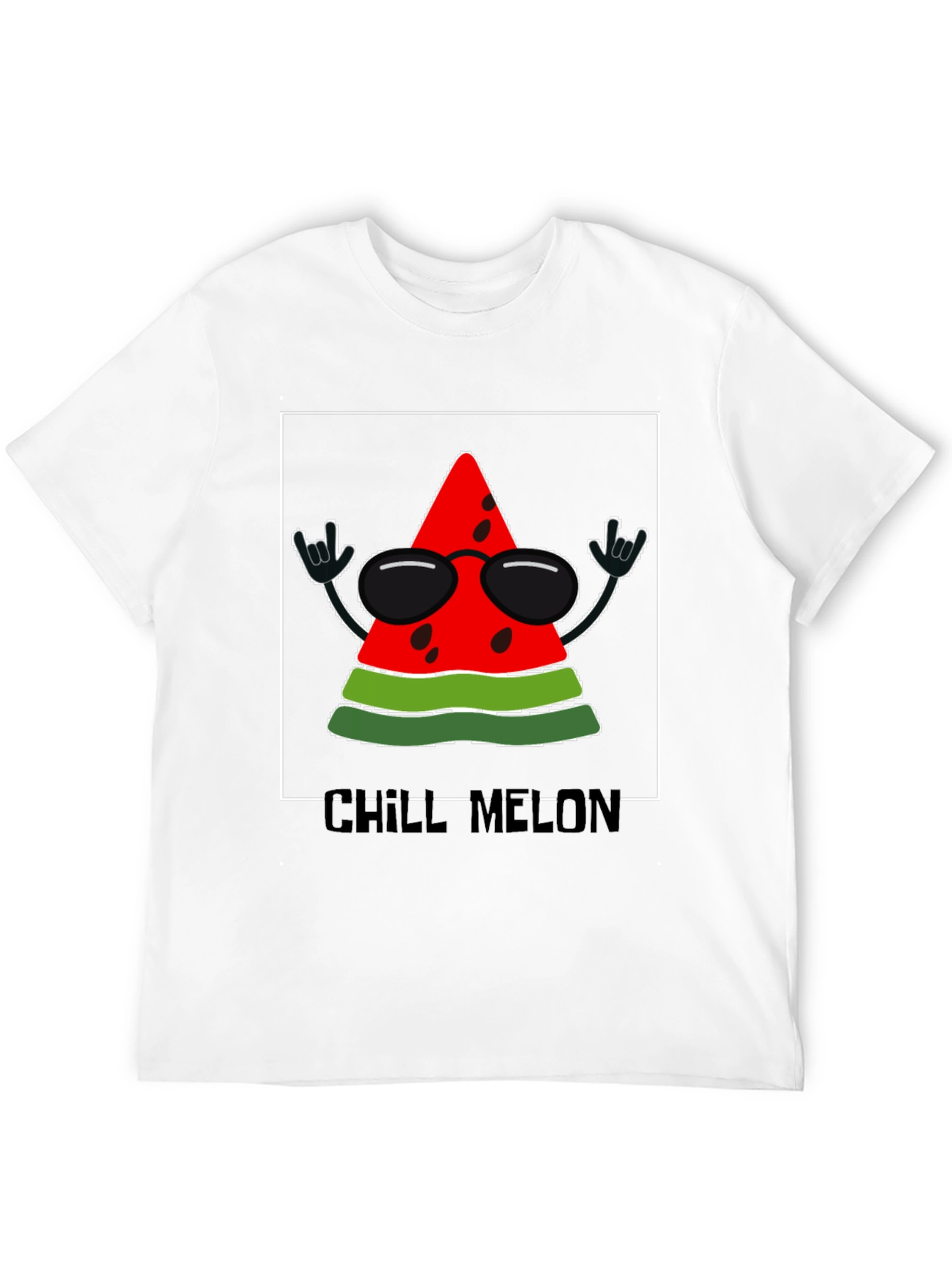 Chill Melon T-Shirt - Rock On Watermelon!