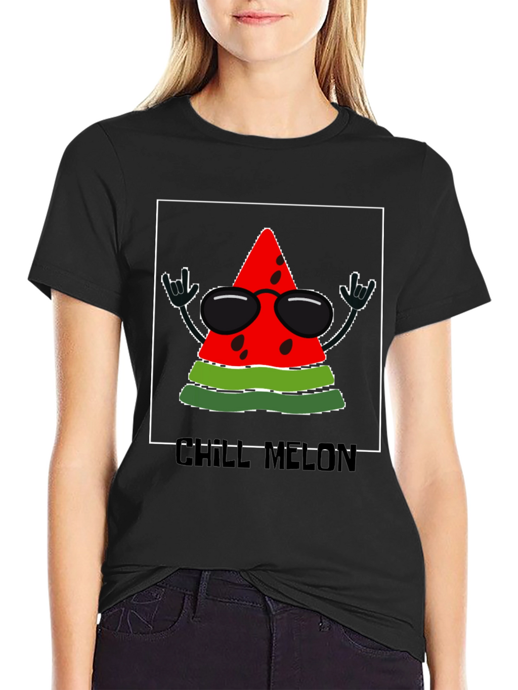Chill Melon T-Shirt - Rock On Watermelon!