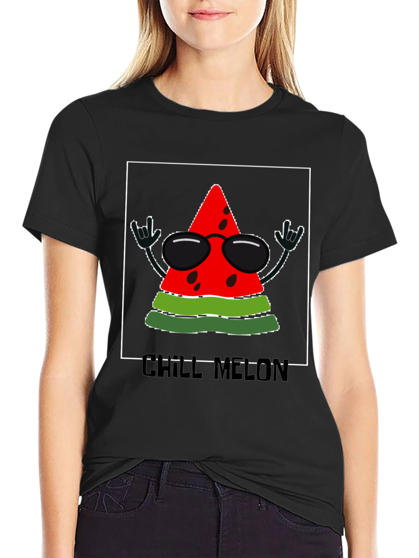 Chill Melon T-Shirt - Rock On Watermelon!