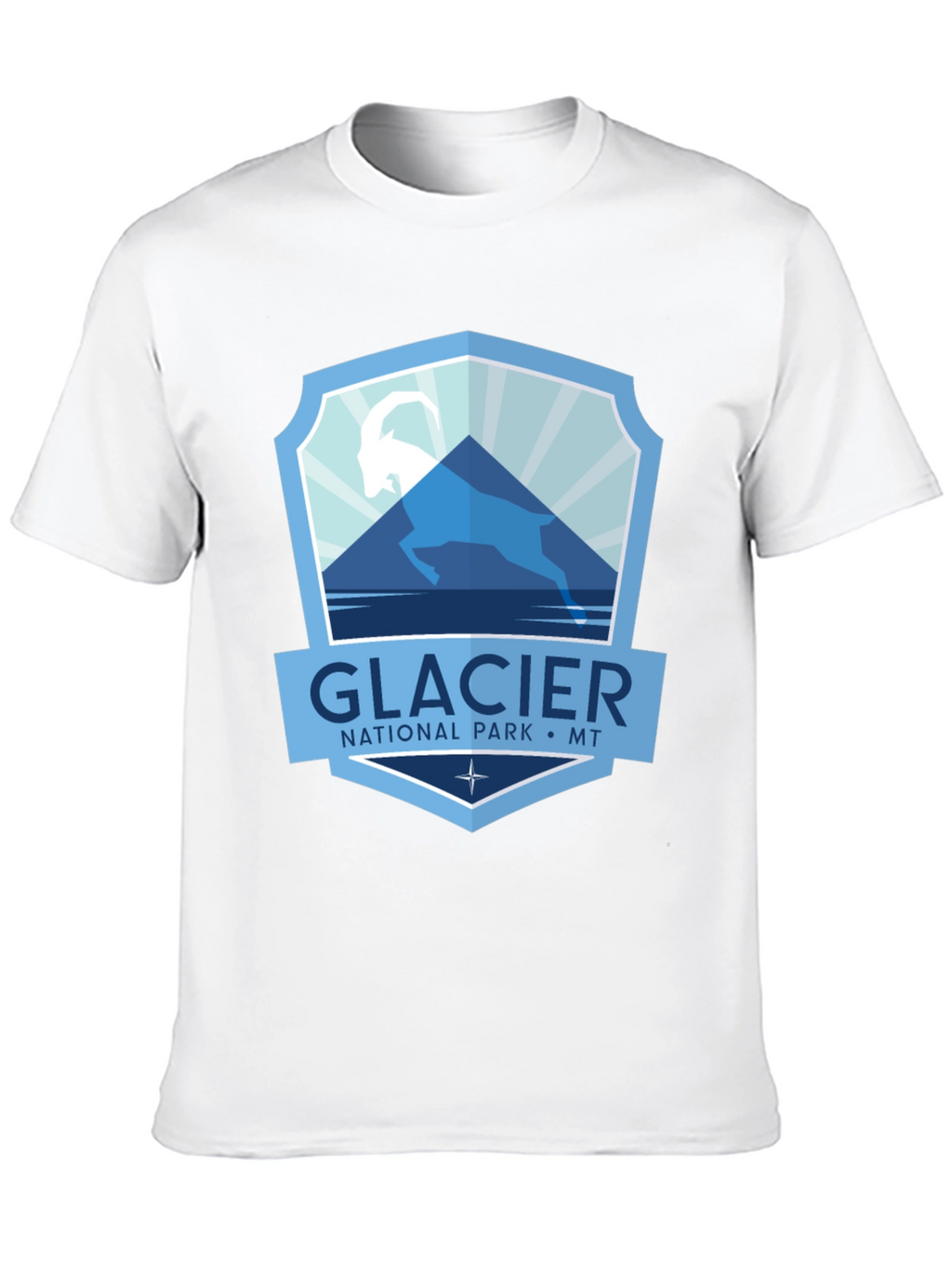 Glacier National Park T-Shirt - Montana Souvenir Tee