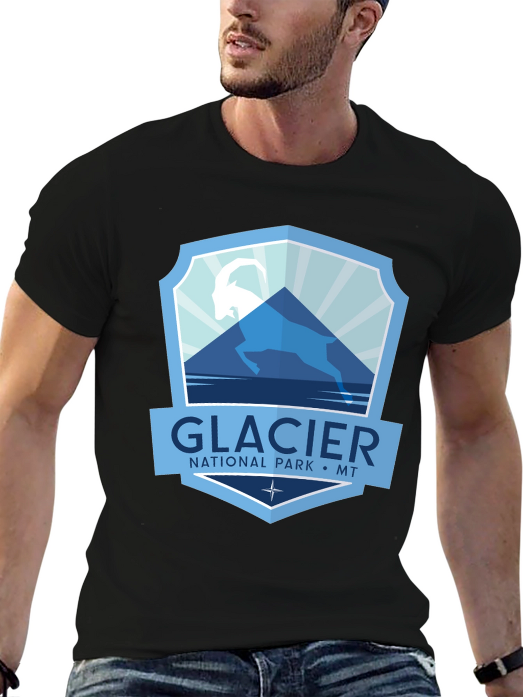 Glacier National Park T-Shirt - Montana Souvenir Tee