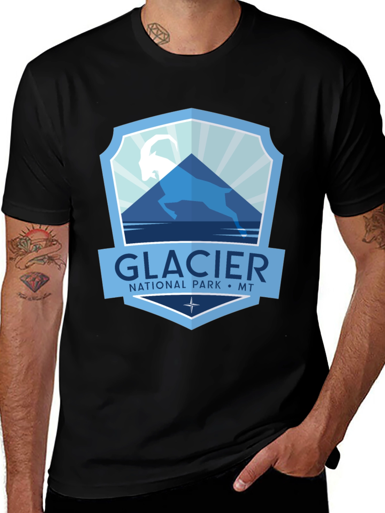 Glacier National Park T-Shirt - Montana Souvenir Tee