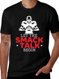 Let The Smack Talk Begin Football T-Shirt