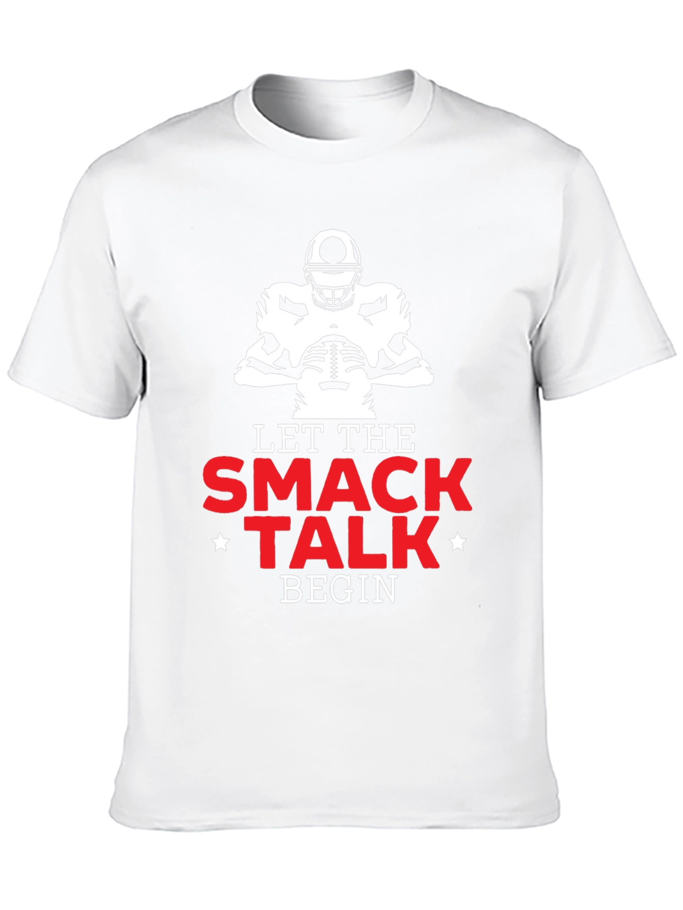 Let The Smack Talk Begin Football T-Shirt