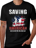 Saving American History Graphic T-Shirt