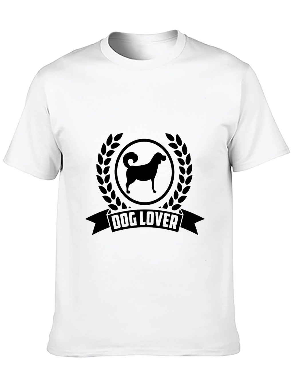 Dog Lover Graphic Tee - Black