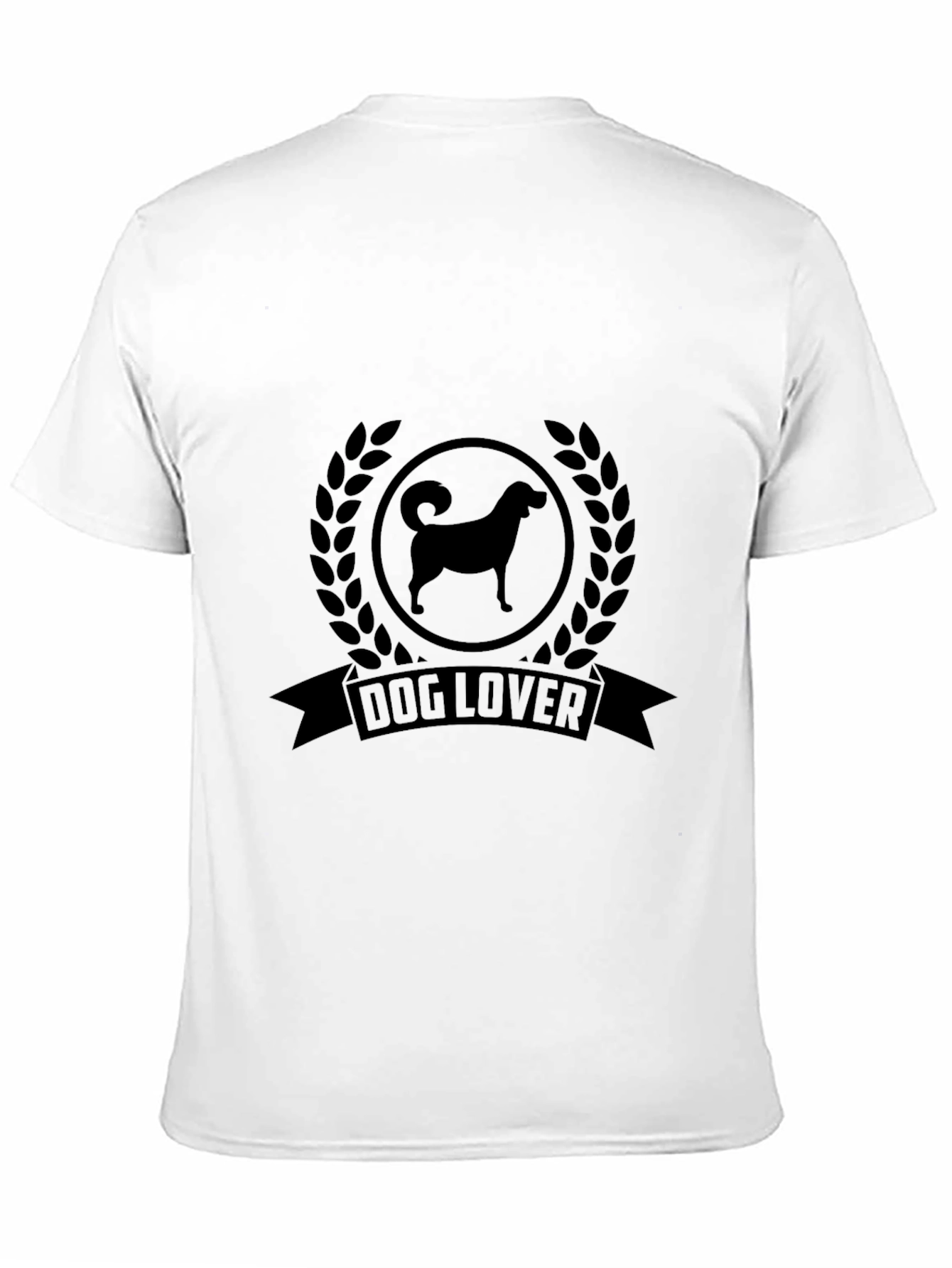Dog Lover Graphic Tee - Black