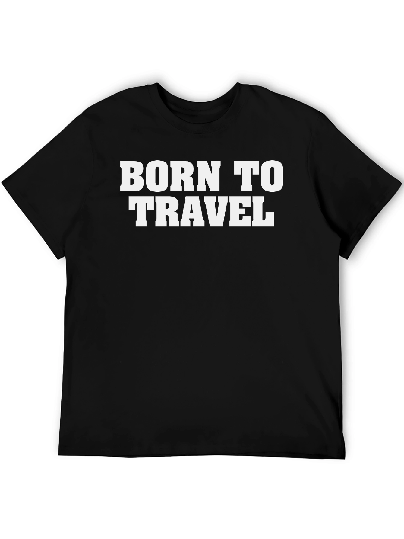 Born to Travel Graphic Tee - Stylish Travel Shirt
