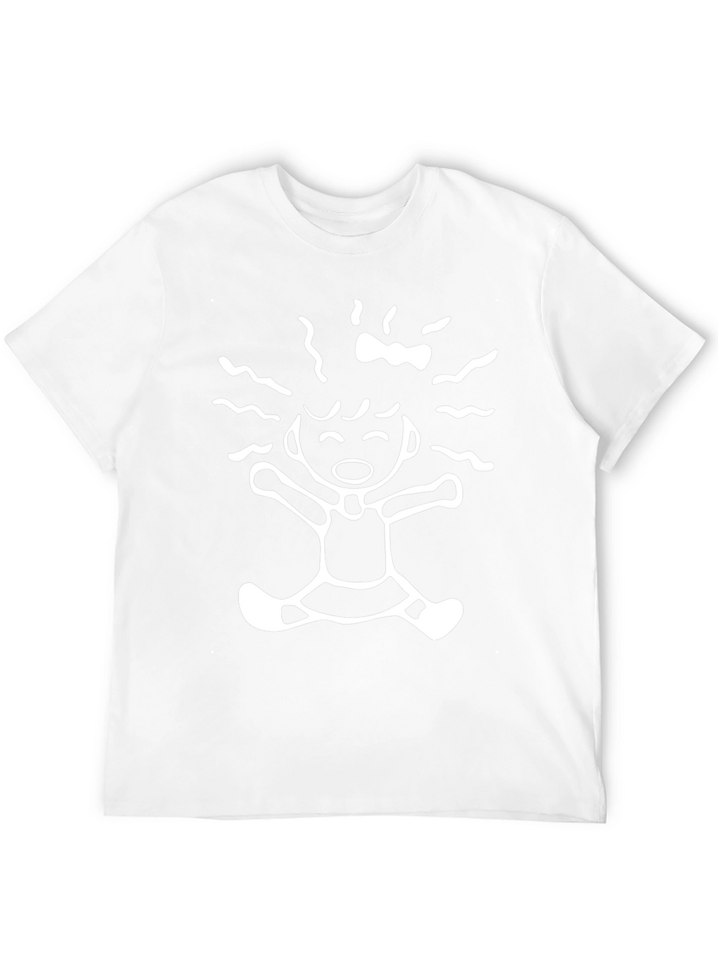 Funky Doodle Tee - Black Cotton Comfort