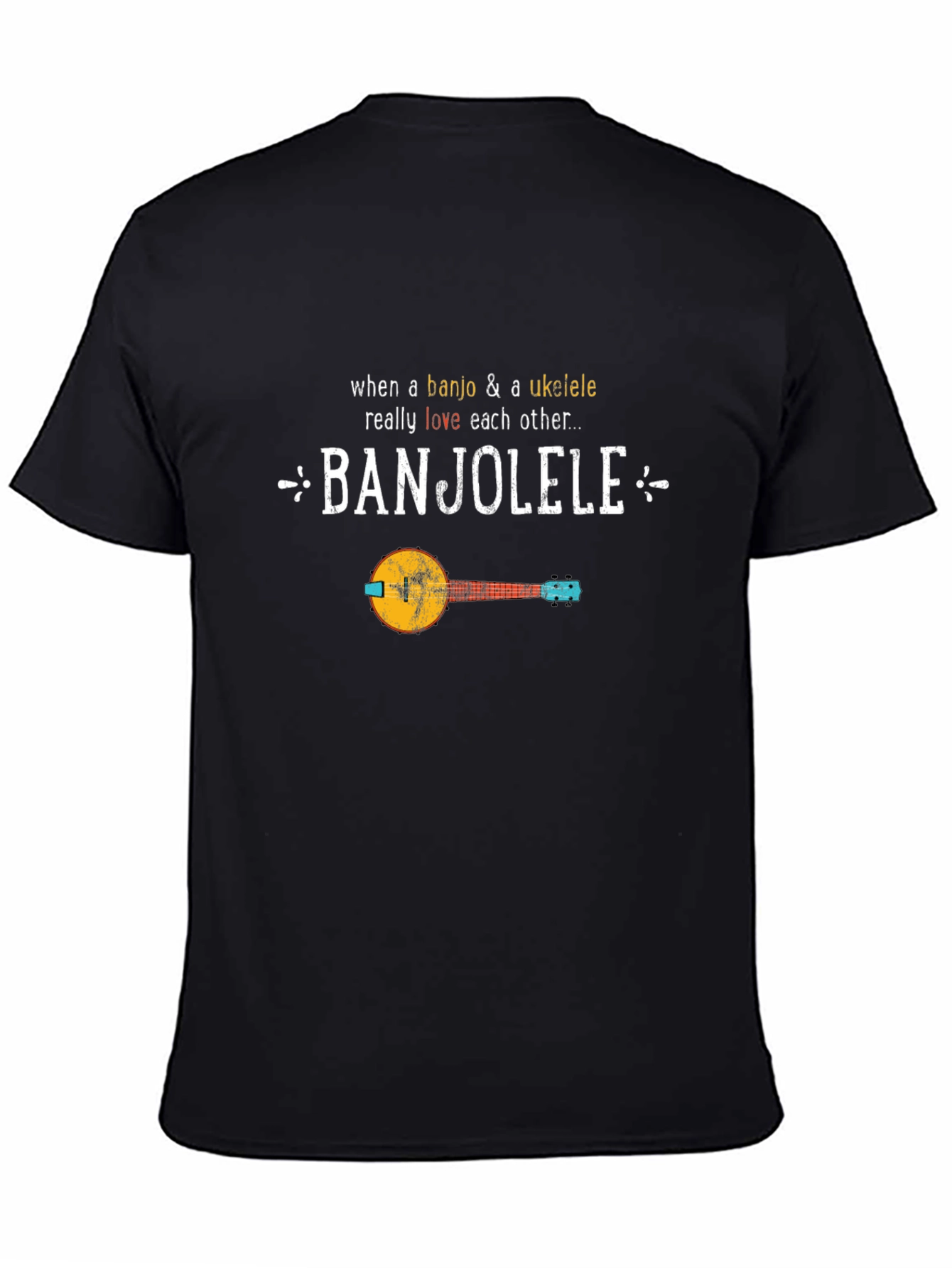 Banjolele T-Shirt: Banjo & Ukulele Music Humor
