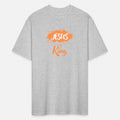 JESUS is my King orange light