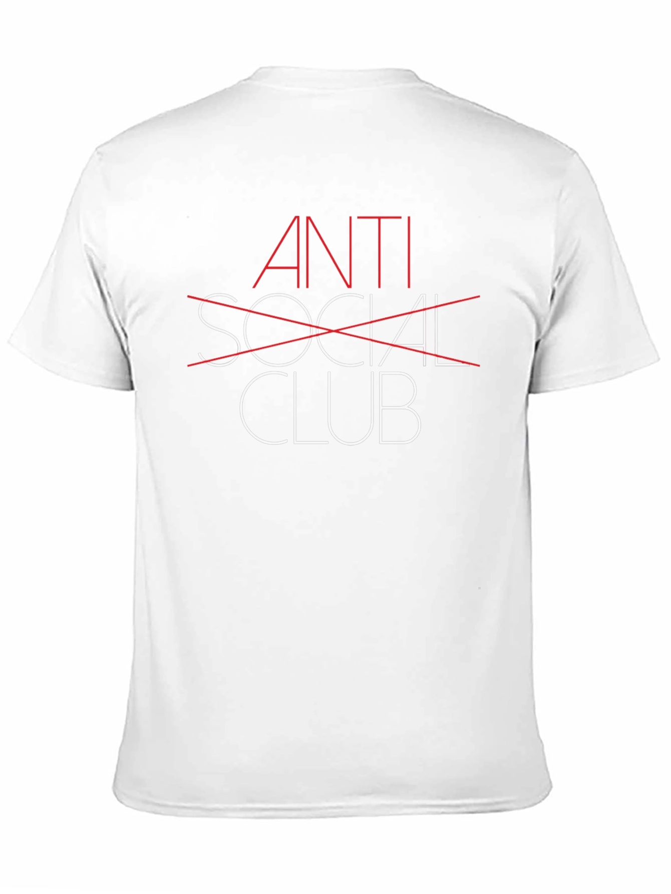 Anti Social Club Black Graphic Tee