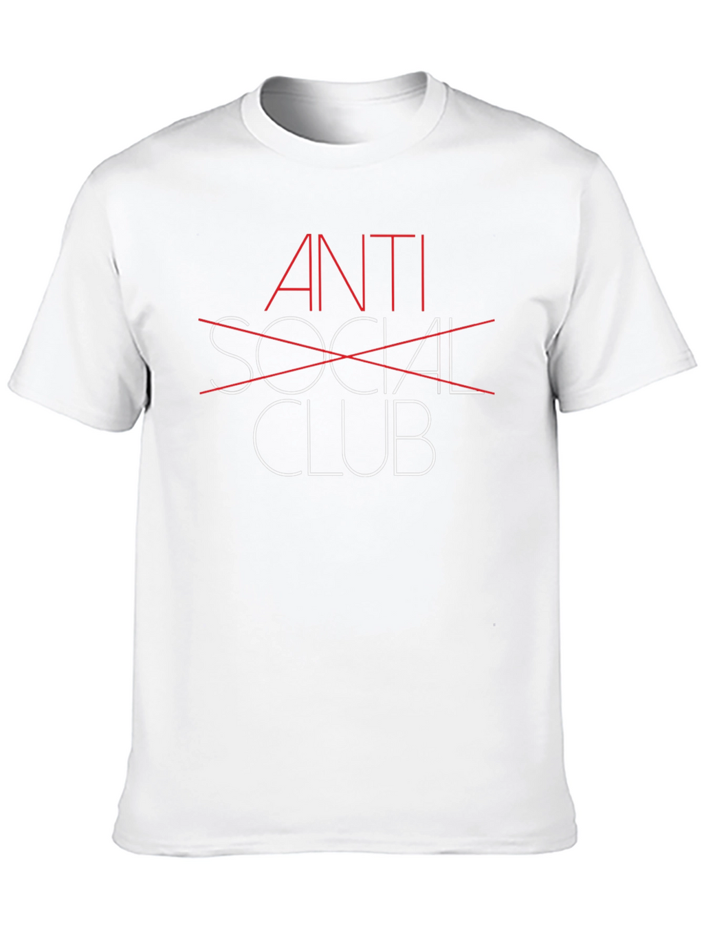 Anti Social Club Black Graphic Tee
