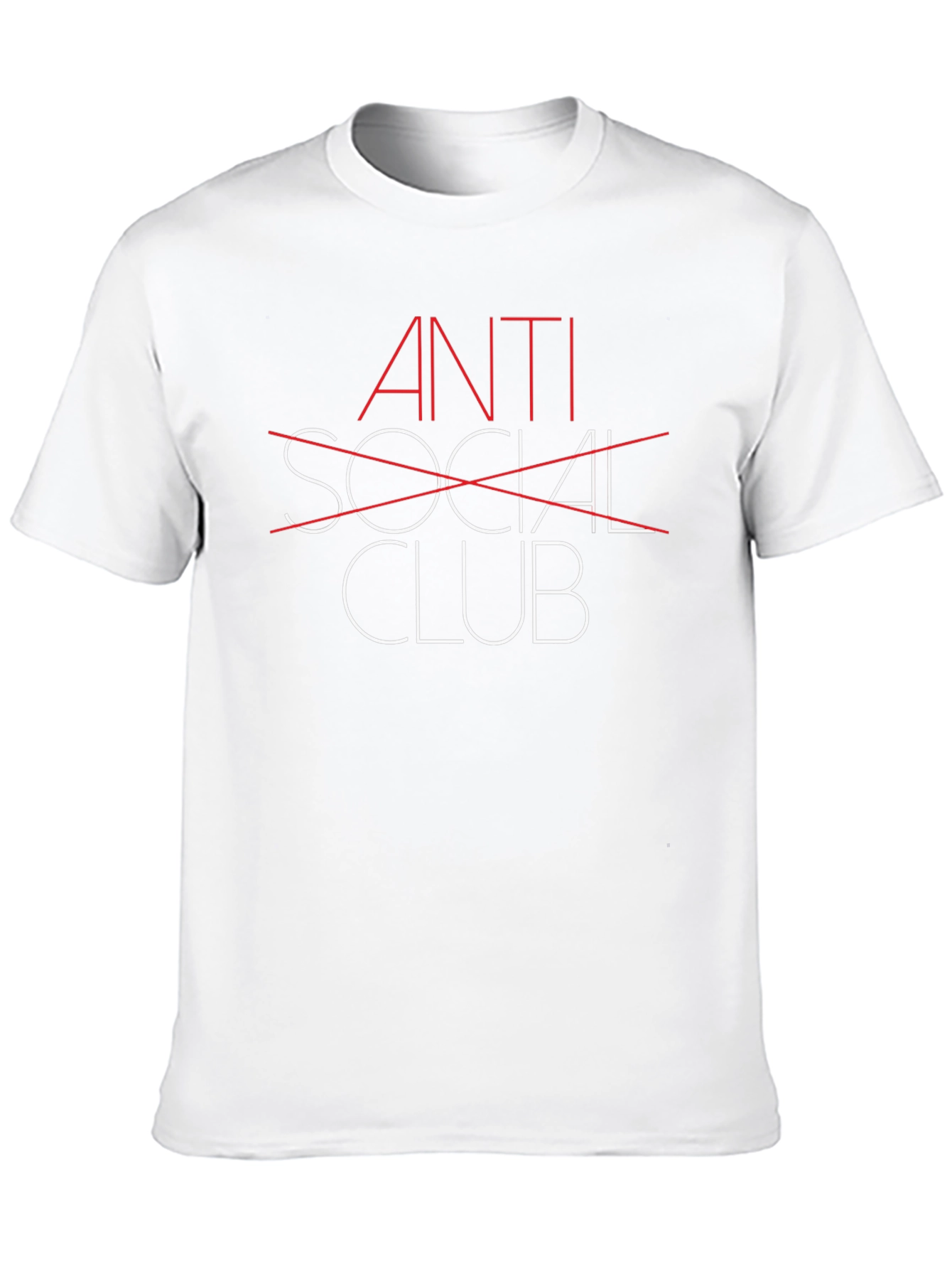 Anti Social Club Black Graphic Tee