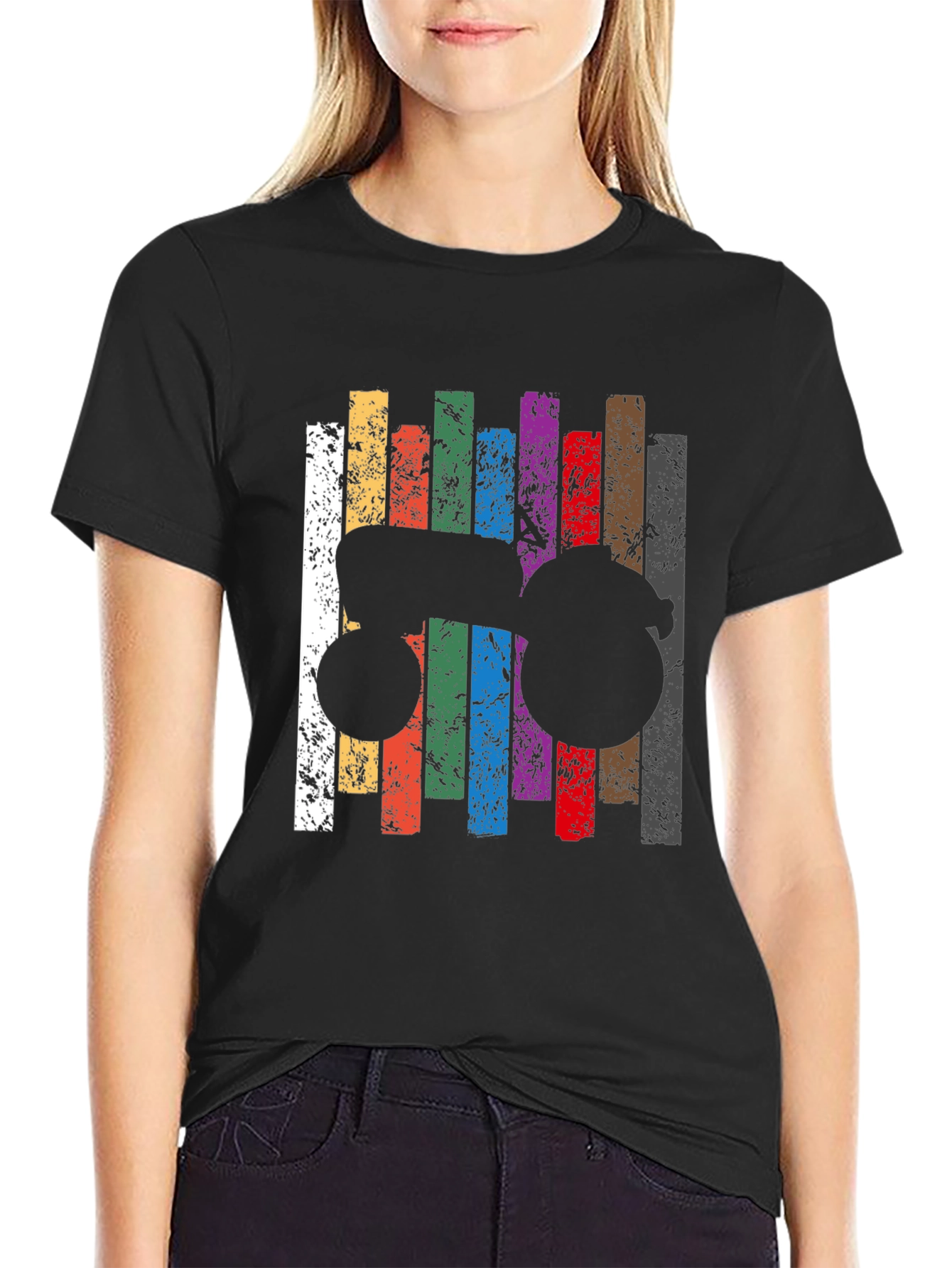 Retro Tractor Graphic Tee - Colorful Farm Shirt