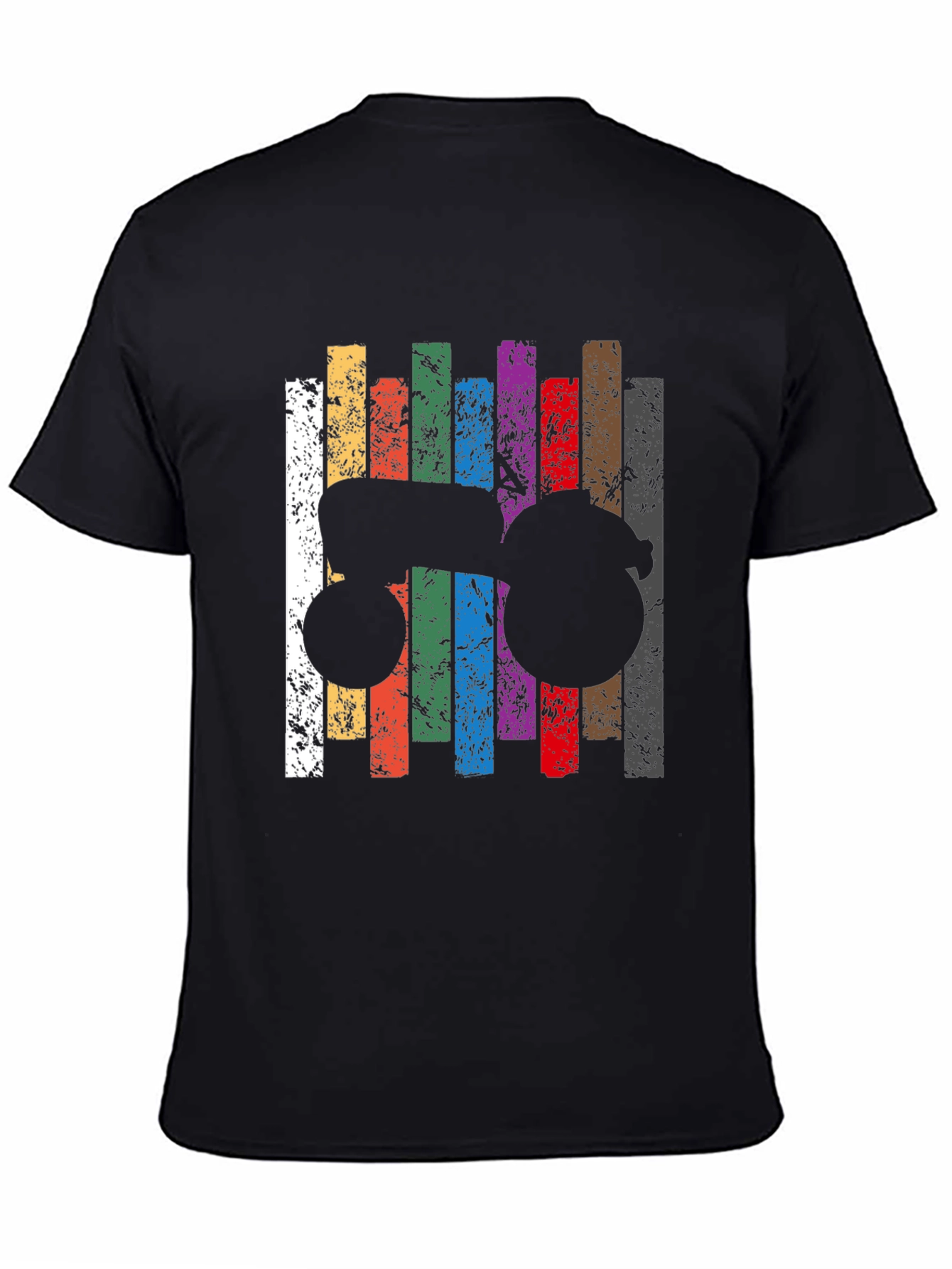 Retro Tractor Graphic Tee - Colorful Farm Shirt