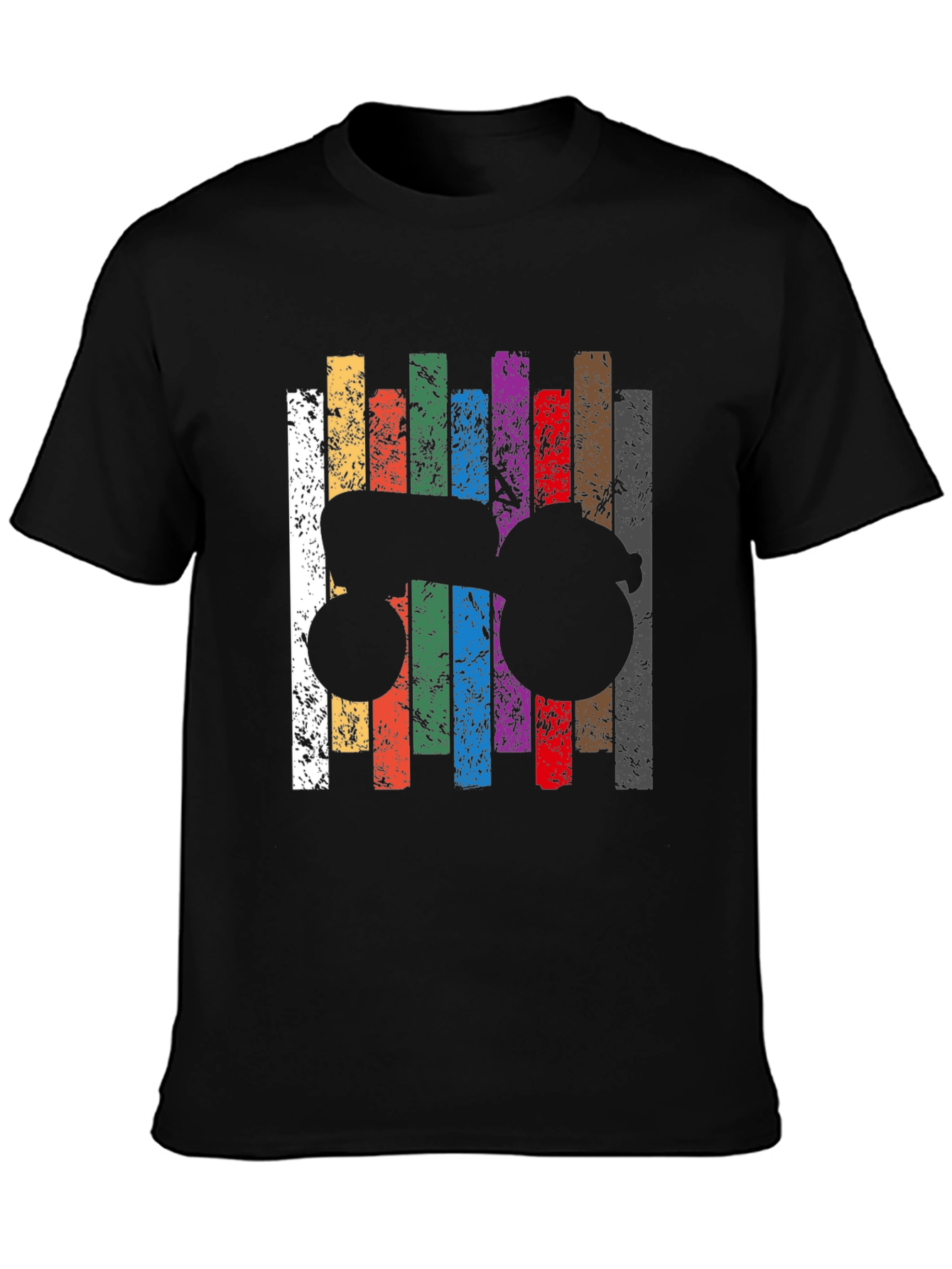 Retro Tractor Graphic Tee - Colorful Farm Shirt