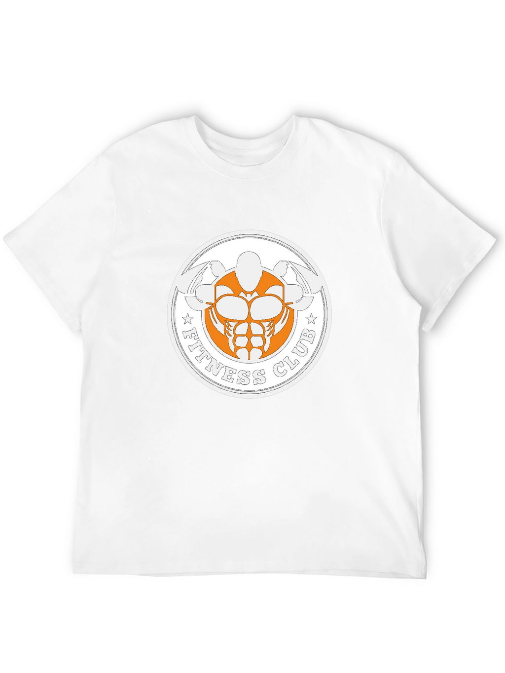 Fitness Club Graphic Print Black T-Shirt