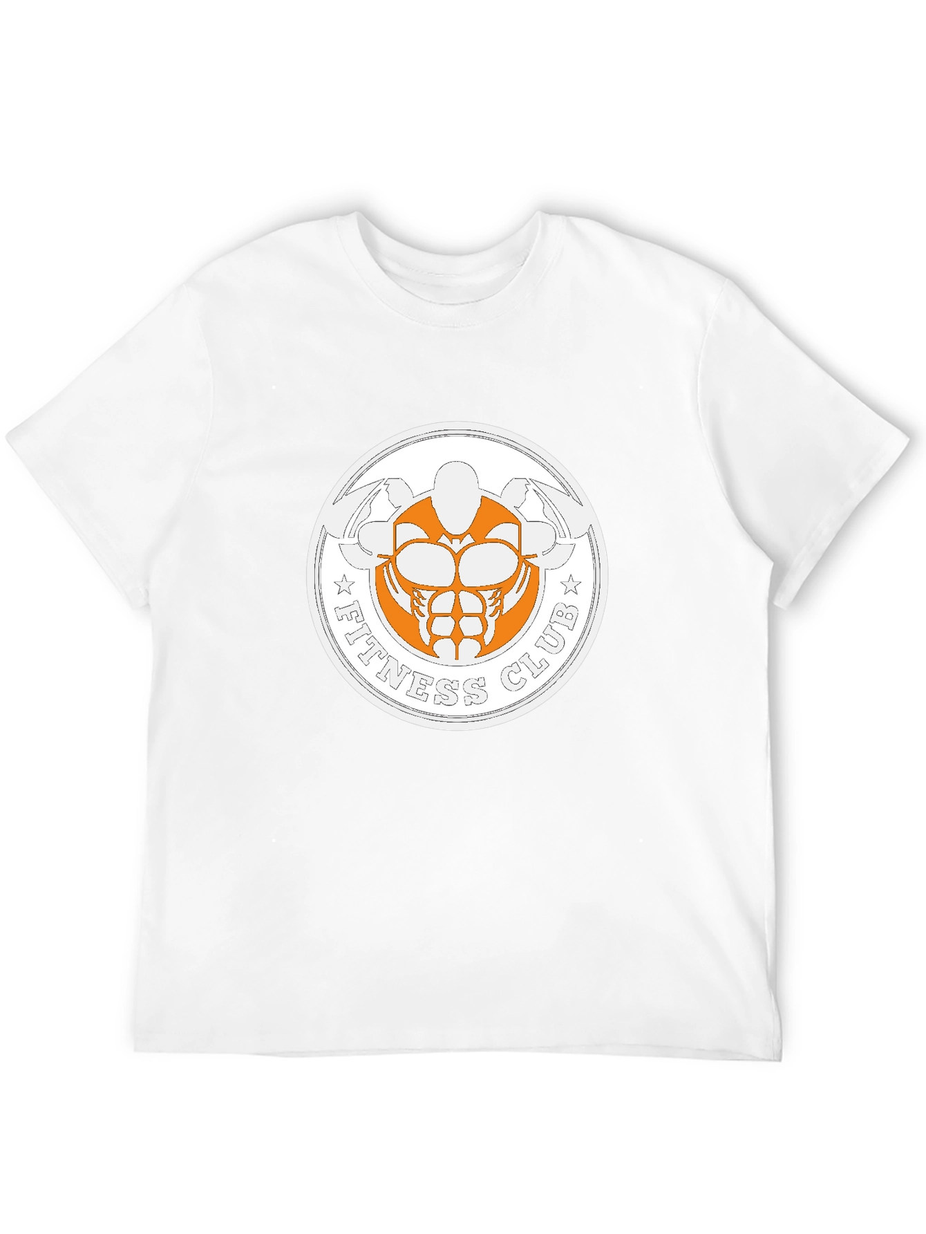 Fitness Club Graphic Print Black T-Shirt